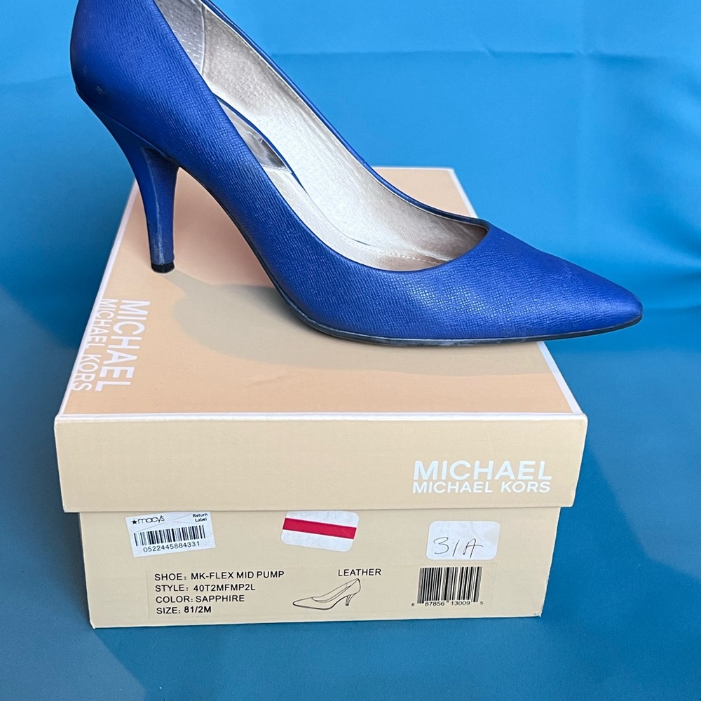 Michael Kors Blue Stiletto Heels